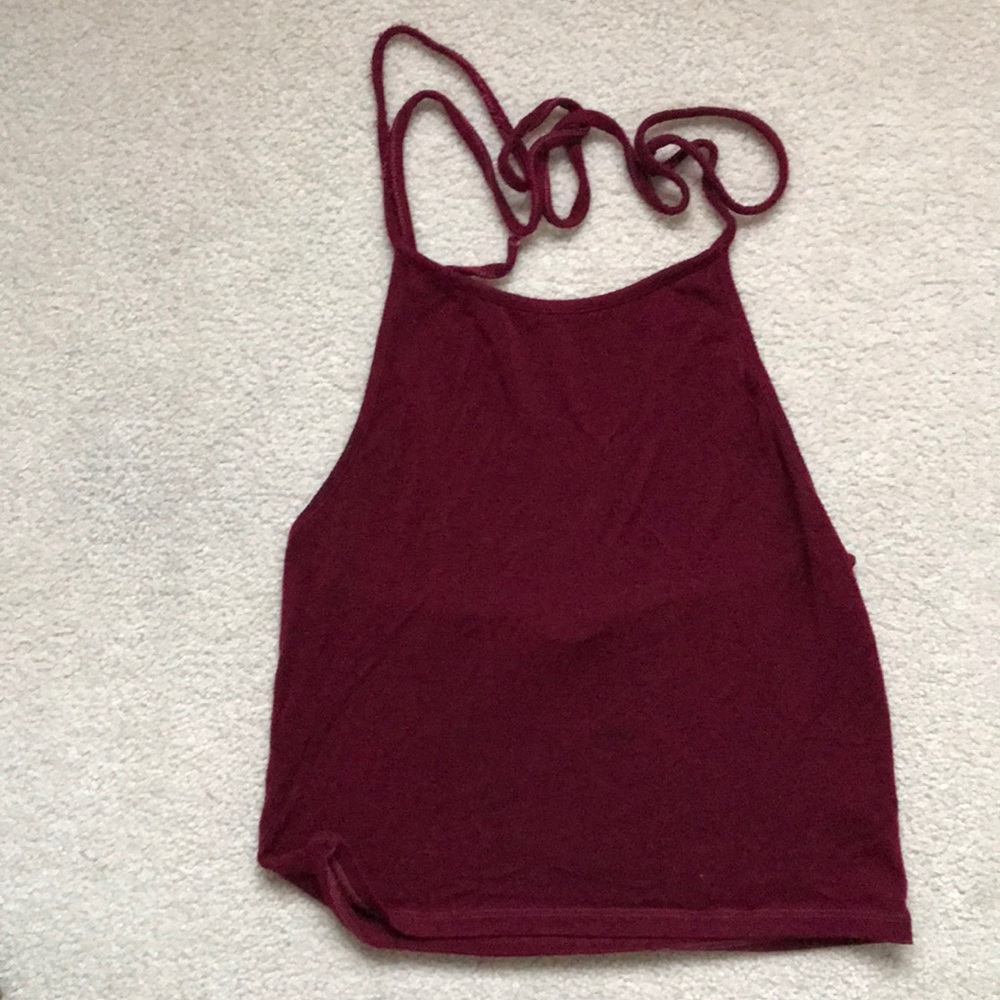 brandy melville halter crop top